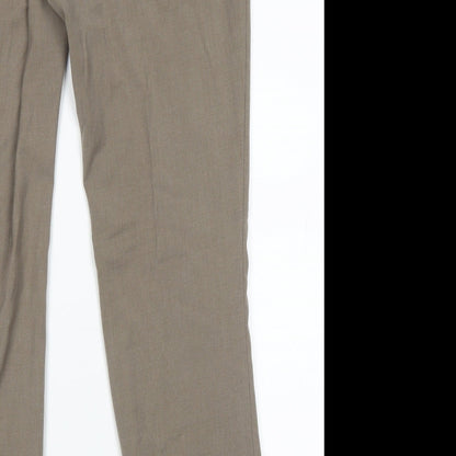 Marks and Spencer Womens Beige   Trousers  Size 14 L25 in