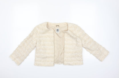 Michael Klein Womens Beige   Cardigan Jumper Size 38