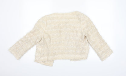 Michael Klein Womens Beige   Cardigan Jumper Size 38