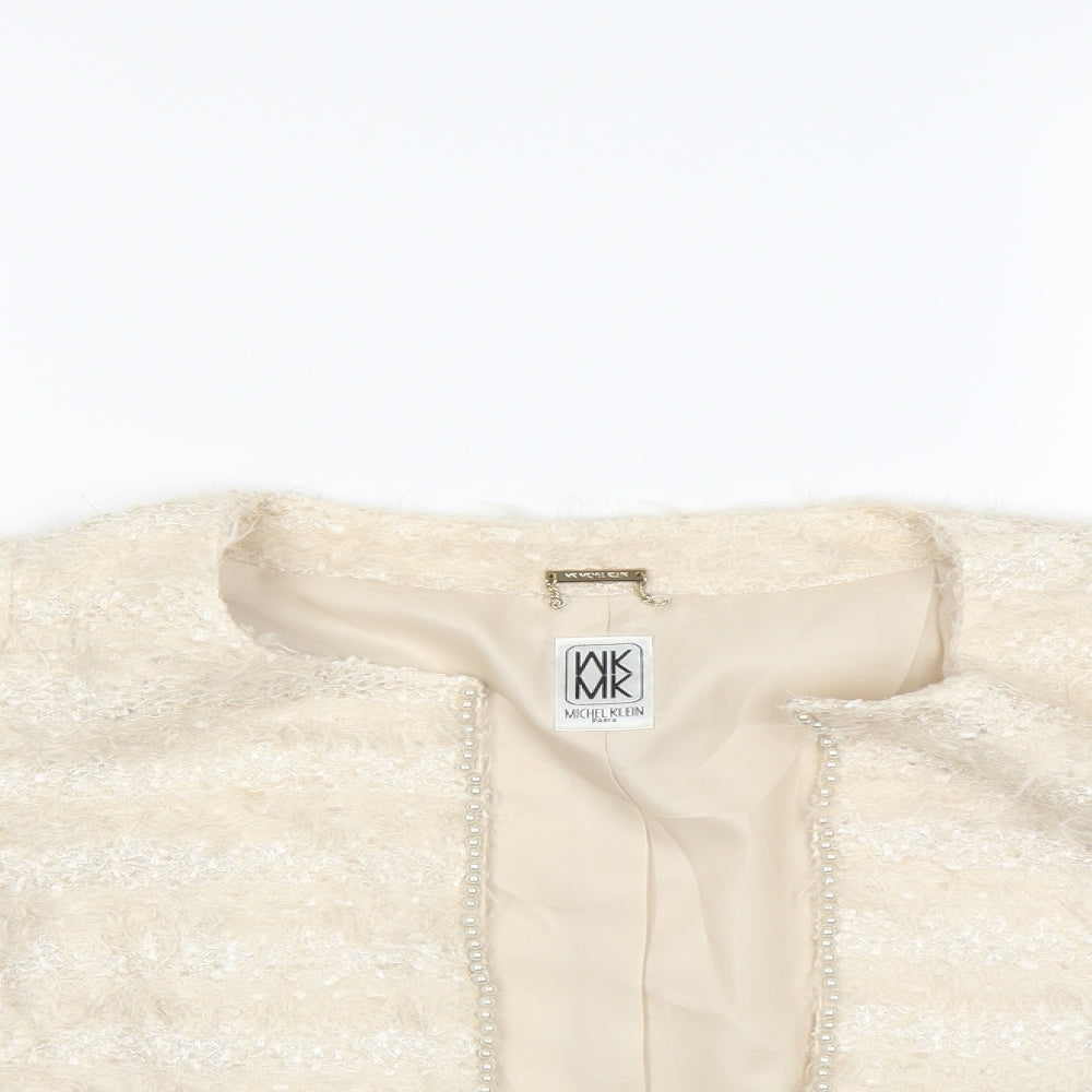 Michael Klein Womens Beige   Cardigan Jumper Size 38