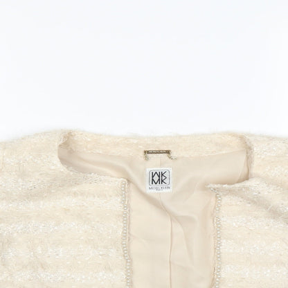 Michael Klein Womens Beige   Cardigan Jumper Size 38