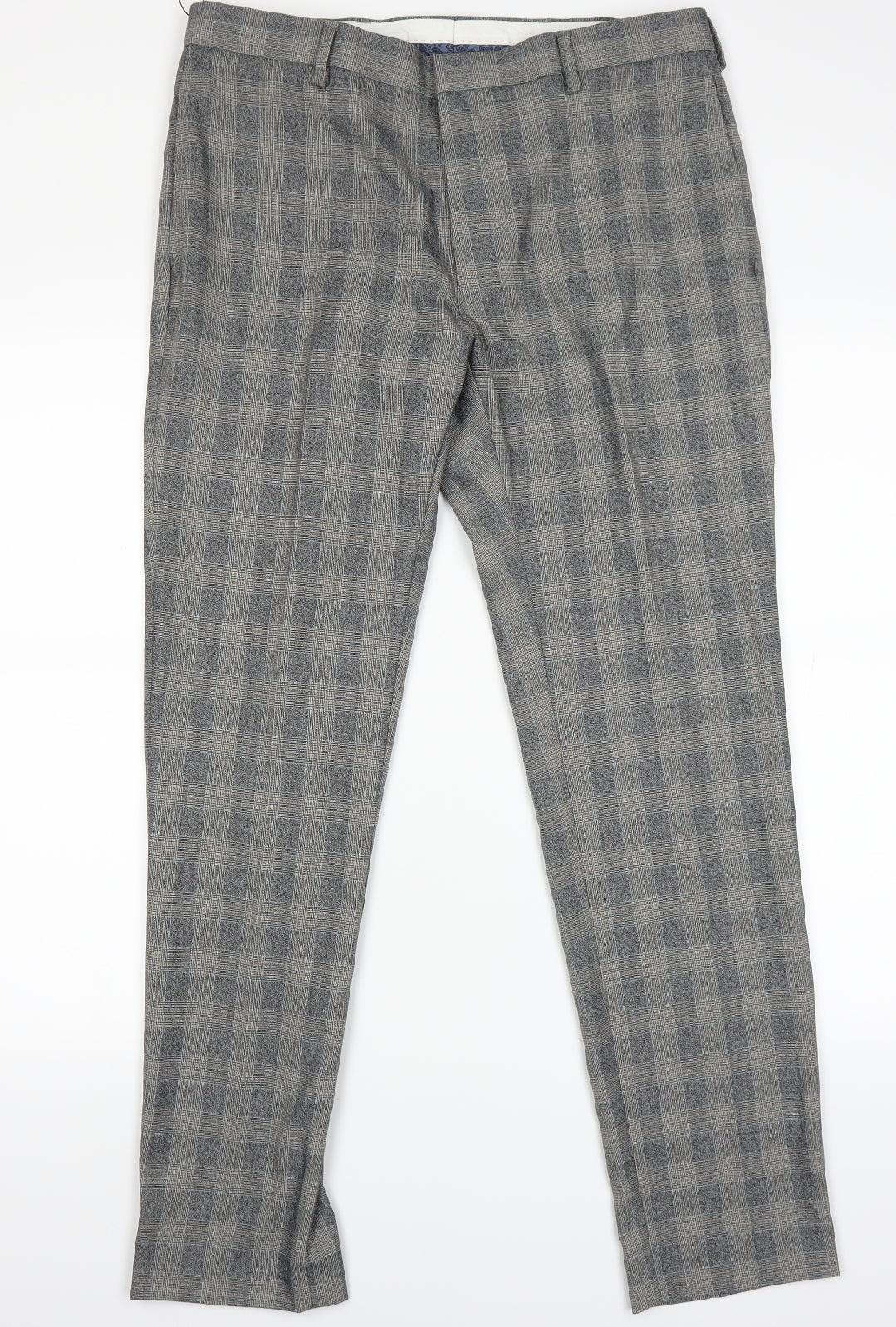 Womens UK Size 34 Marks and Spencer Extra-Slim Fit  Grey Trousers