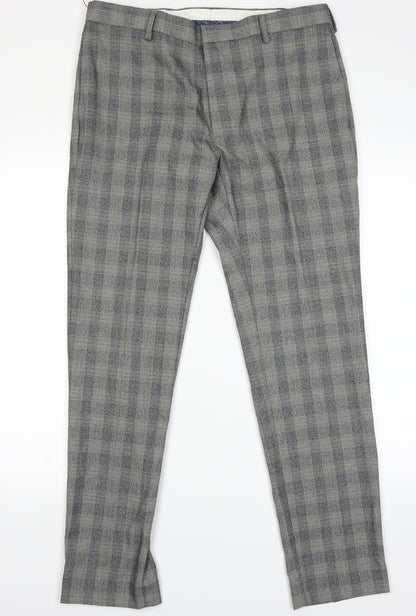 Womens UK Size 34 Marks and Spencer Extra-Slim Fit  Grey Trousers