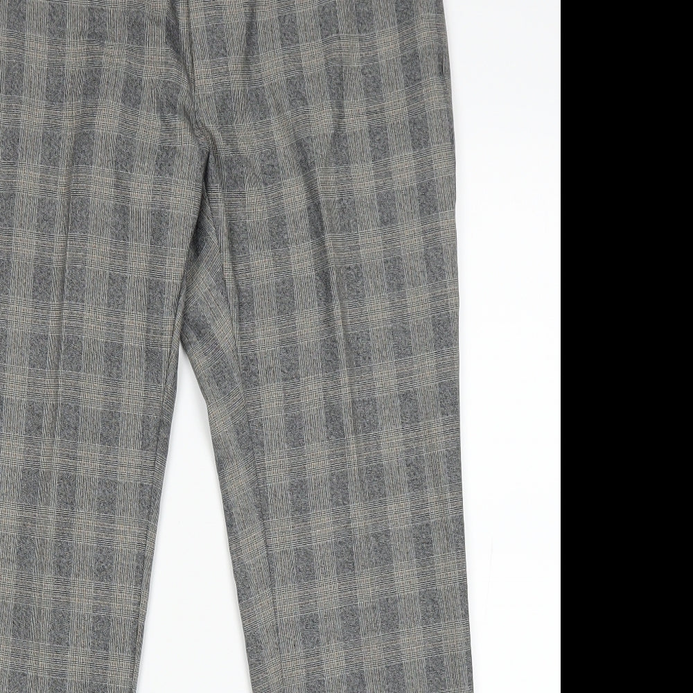Womens UK Size 34 Marks and Spencer Extra-Slim Fit  Grey Trousers