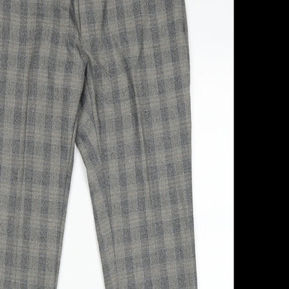 Womens UK Size 34 Marks and Spencer Extra-Slim Fit  Grey Trousers