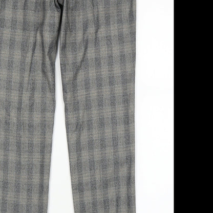 Womens UK Size 34 Marks and Spencer Extra-Slim Fit  Grey Trousers