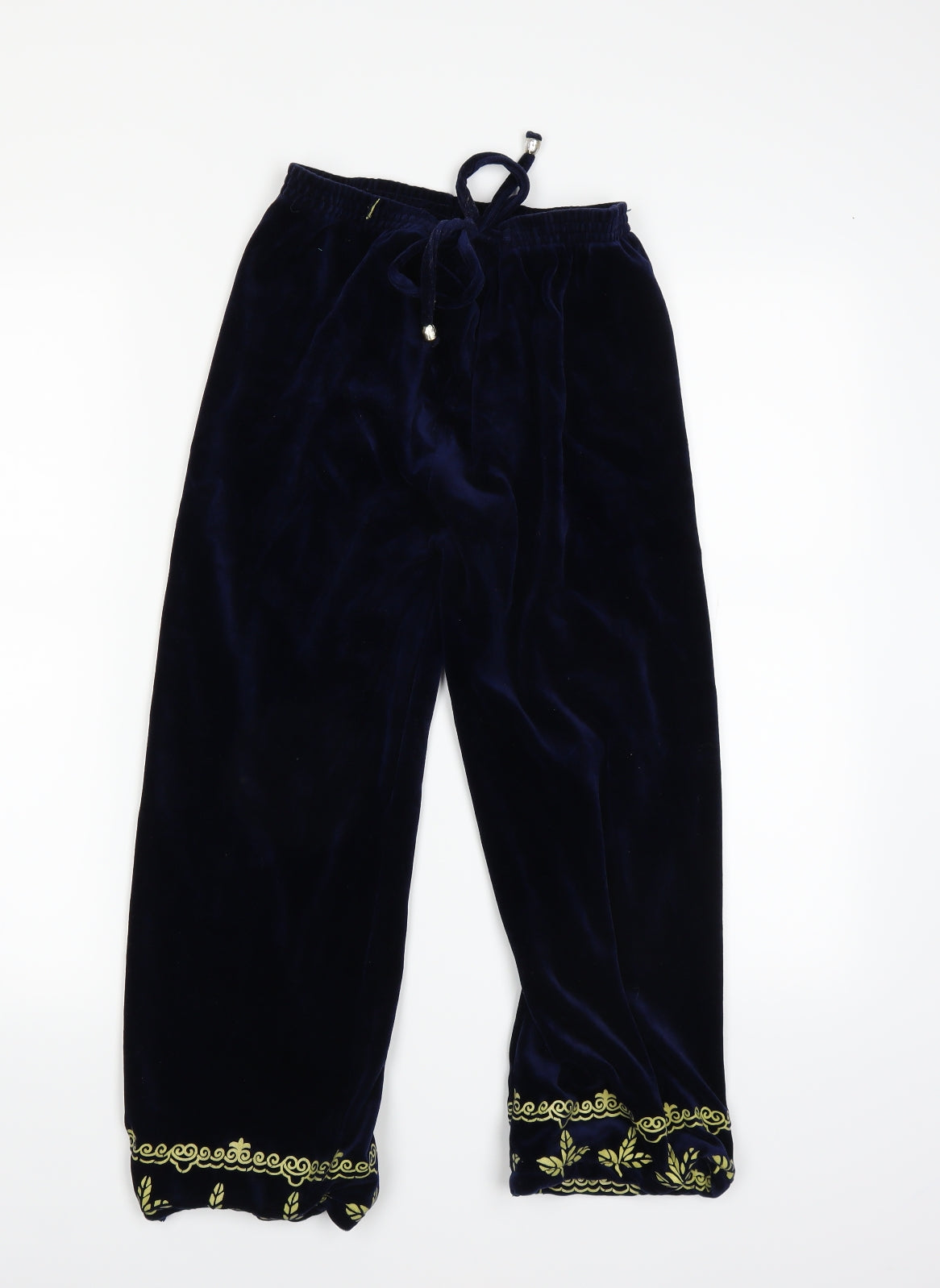 BOB Womens Blue Floral  Sweatpants Trousers Size 10 L20 in
