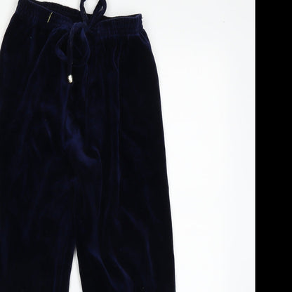 BOB Womens Blue Floral  Sweatpants Trousers Size 10 L20 in