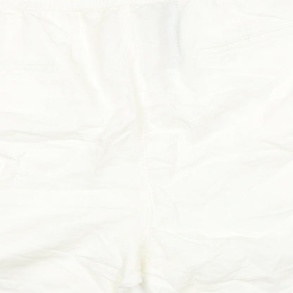 Marks and Spencer Womens White   Cargo Shorts Size 22 in