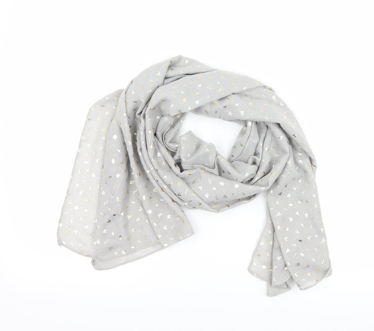 Peacocks Womens Grey Geometric   Scarf