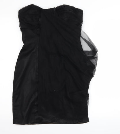 Lipsy Womens Black   Bodycon  Size 10