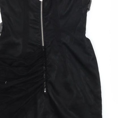 Lipsy Womens Black   Bodycon  Size 10