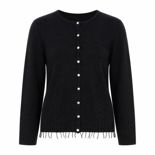 OPUS Womens Black   Cardigan Jumper Size S