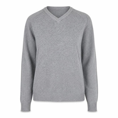 Front view of Cedarwood State women’s green jumper, size M