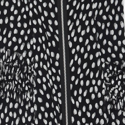 PROJECT Womens Black Polka Dot  A-Line  Size 14