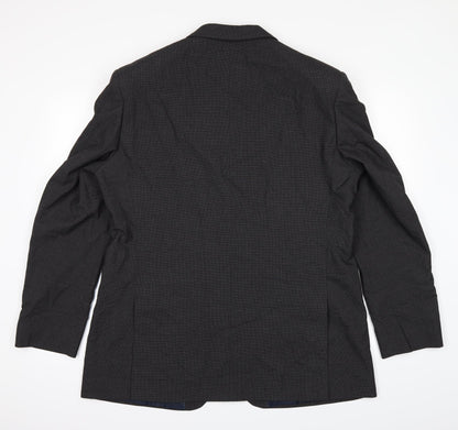 Mens UK Size 44 The Collection Regular Black Suit Jacket