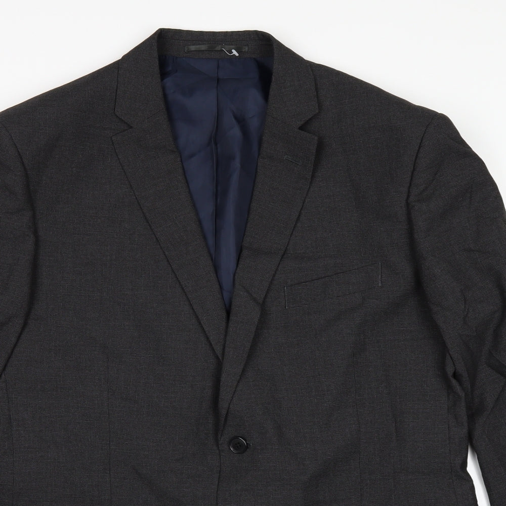 Mens UK Size 44 The Collection Regular Black Suit Jacket