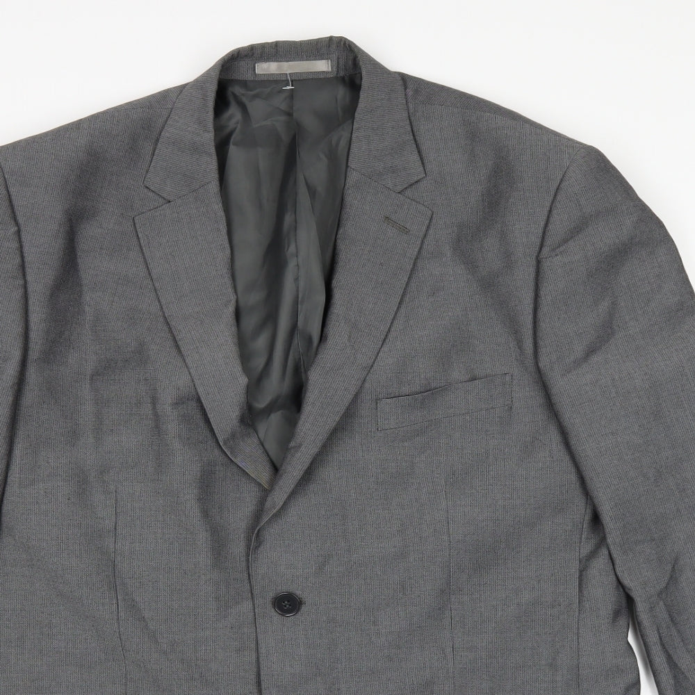 Mens UK Size 42 Burton Regular Grey Suit Jacket