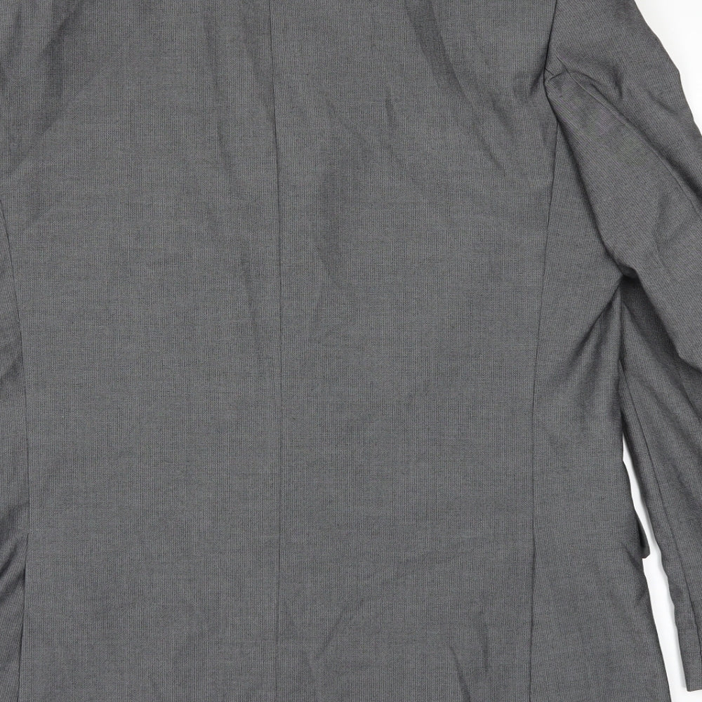 Mens UK Size 42 Burton Regular Grey Suit Jacket
