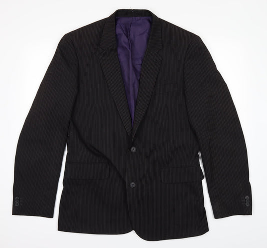 Mens UK Size 40 Taylor & Wright Regular Black Suit Jacket