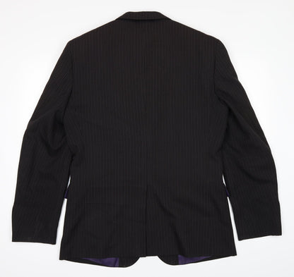 Mens UK Size 40 Taylor & Wright Regular Black Suit Jacket