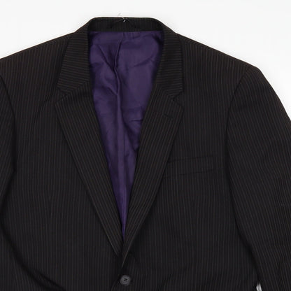 Mens UK Size 40 Taylor & Wright Regular Black Suit Jacket