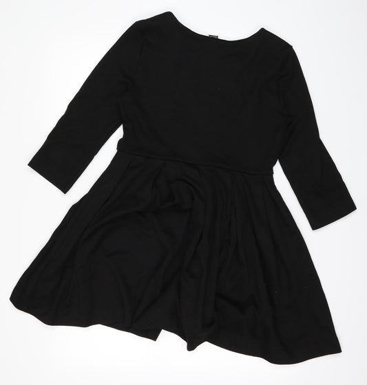 H&M Womens Black   Fit & Flare  Size M