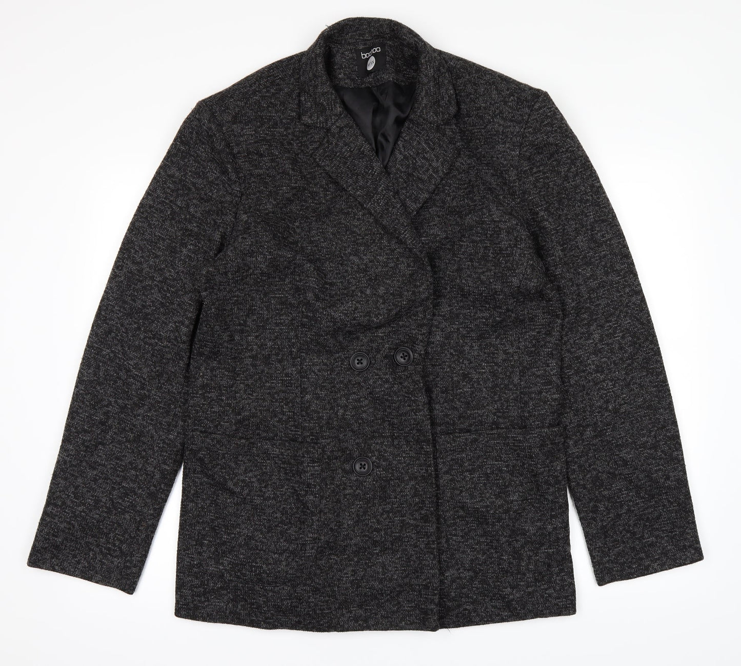 Womens UK Size L Boohoo Black Jacket