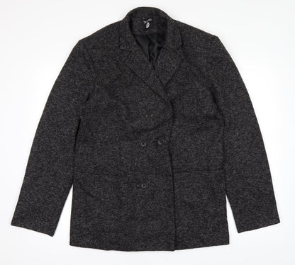 Womens UK Size L Boohoo Black Jacket