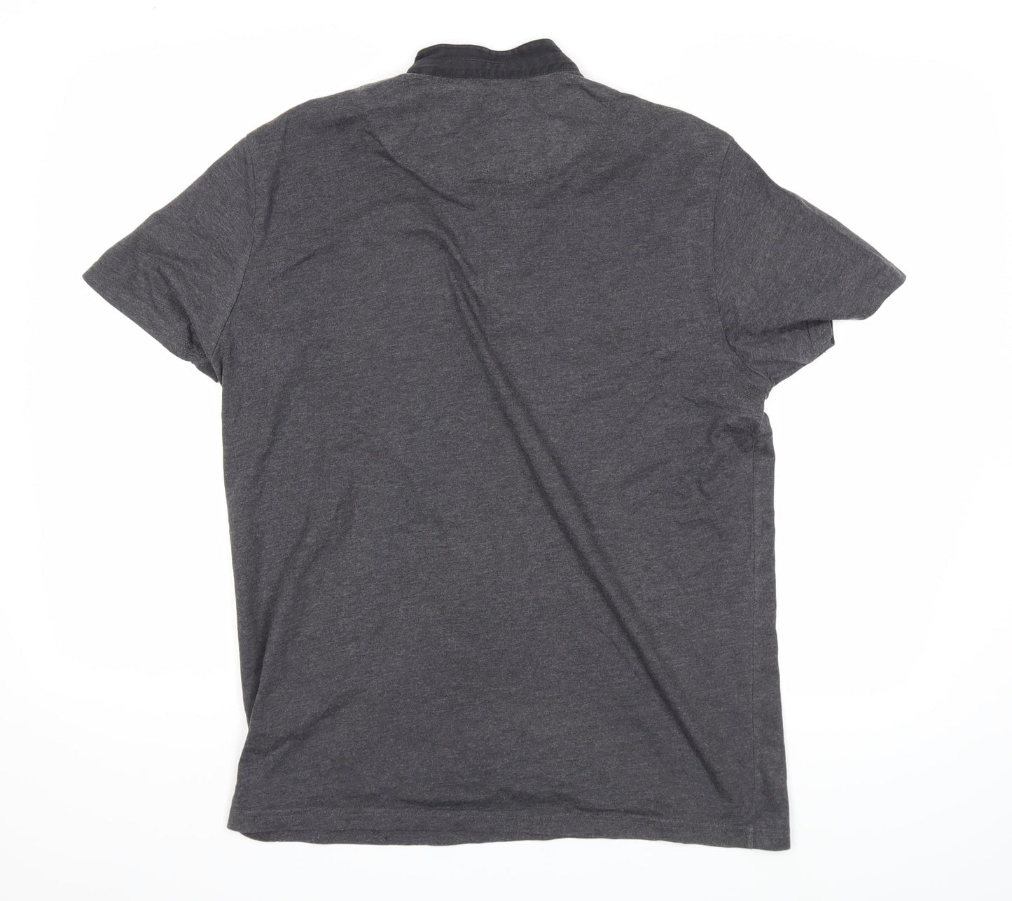 Easy Mens Grey    Polo Size L