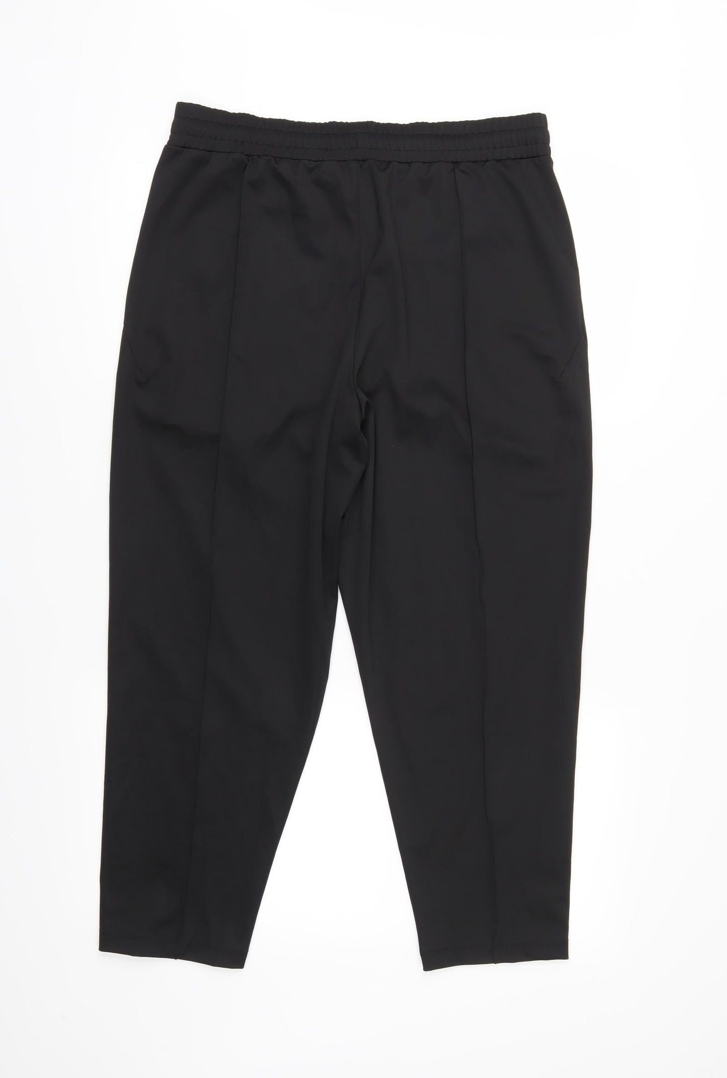 Womens UK Size M ASOS Regular Fit Jogger Black Trousers