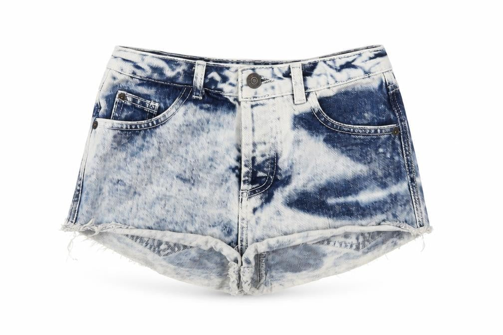 Womens UK Size 6 Topshop Regular Fit Cut-Off Shorts