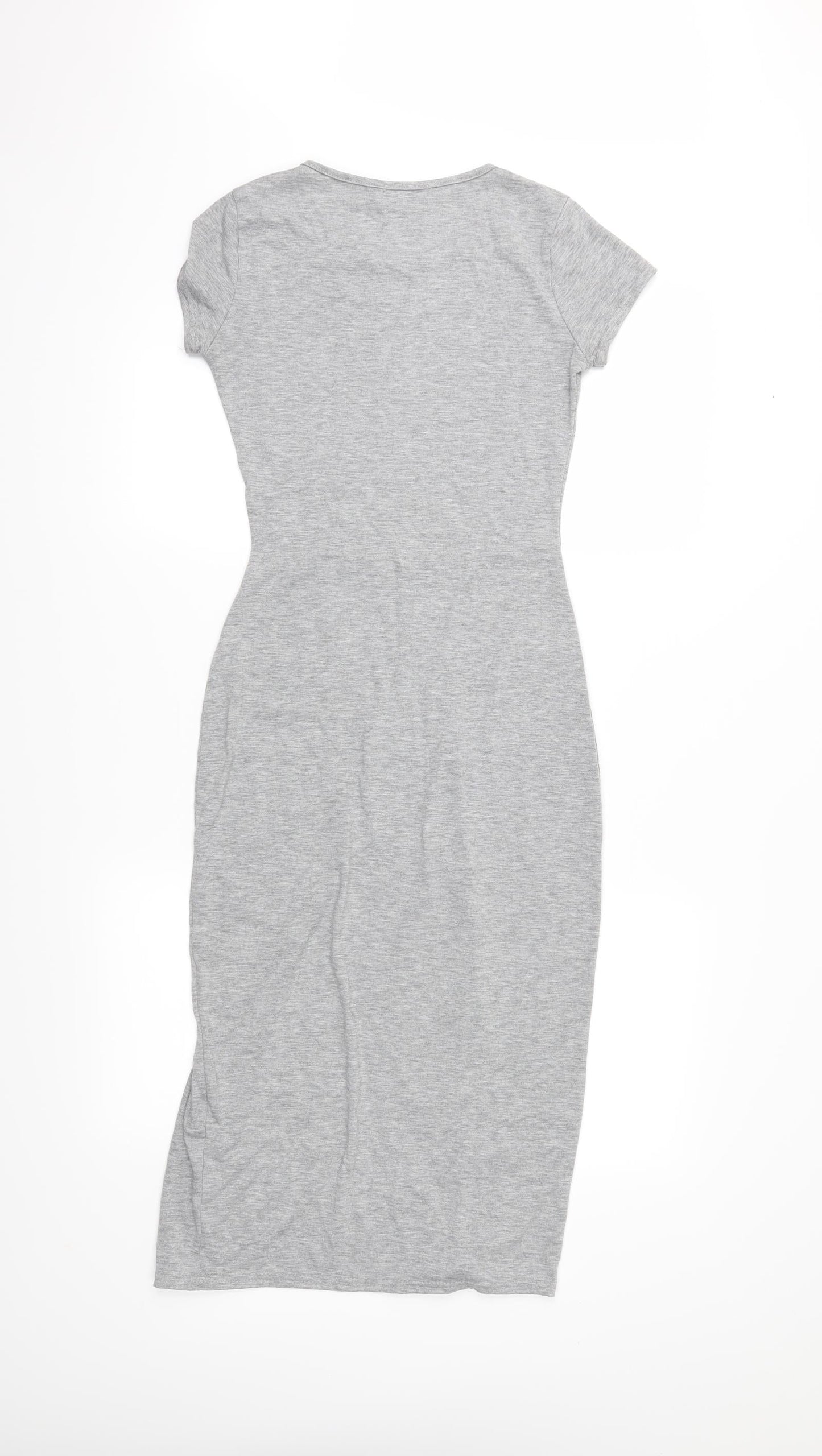 PRETTYLITTLETHING Womens Grey   A-Line  Size 6