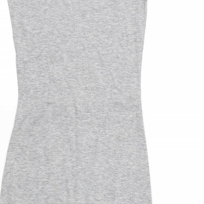 PRETTYLITTLETHING Womens Grey   A-Line  Size 6