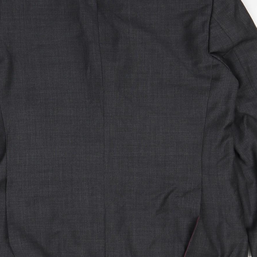 Mens UK Size L Preworn Regular Grey Suit Jacket