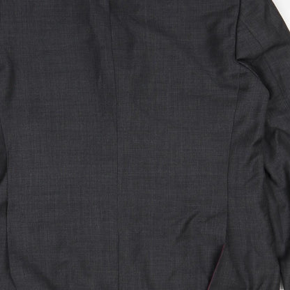 Mens UK Size L Preworn Regular Grey Suit Jacket