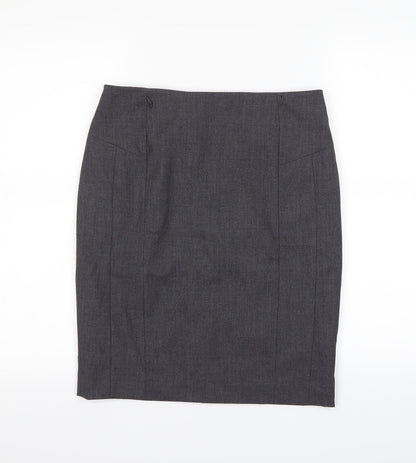 H&M Womens Grey   Mini Skirt Size 10