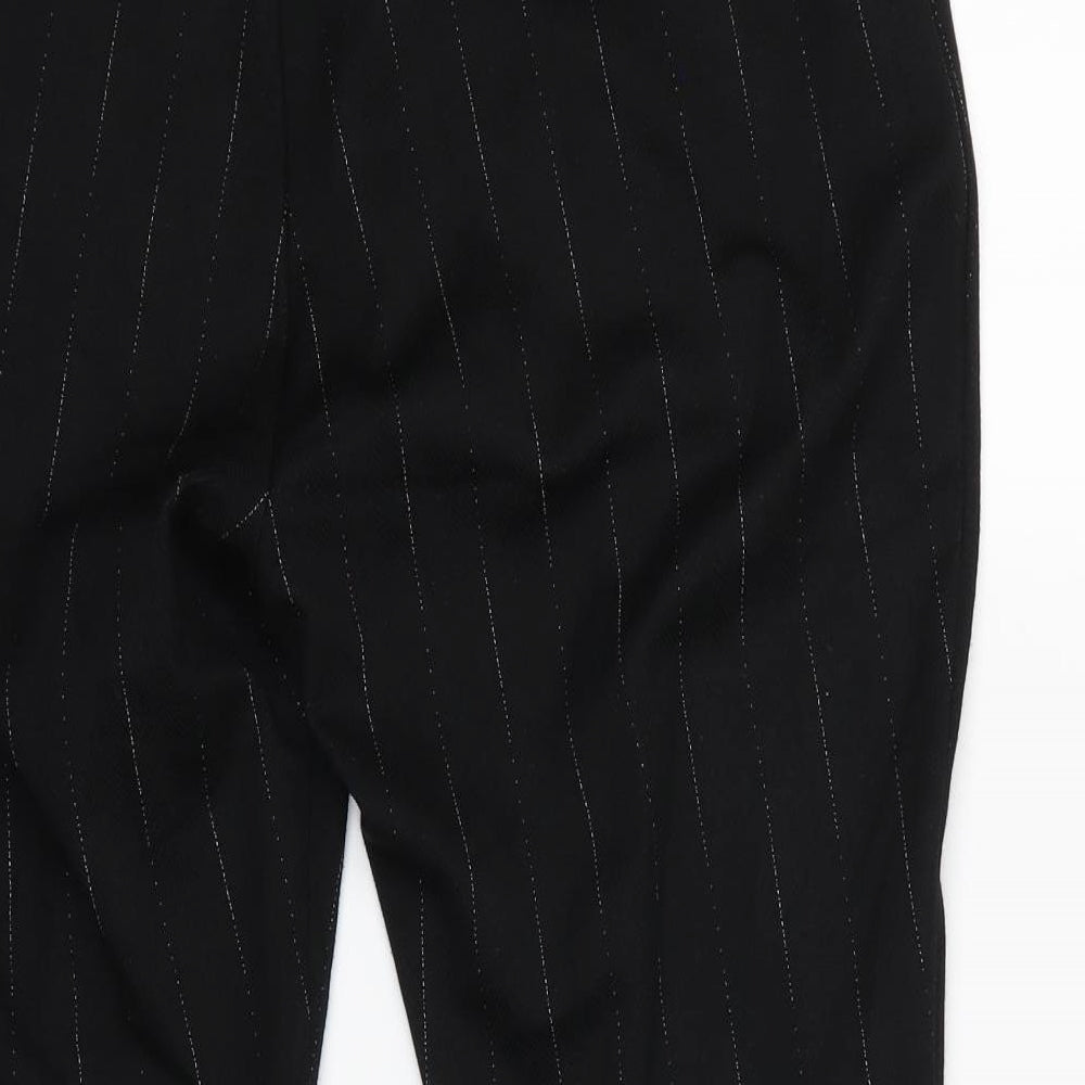 Womens UK Size 18 M&S Regular Fit Dress Pants Black Trousers