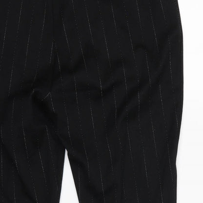 Womens UK Size 18 M&S Regular Fit Dress Pants Black Trousers