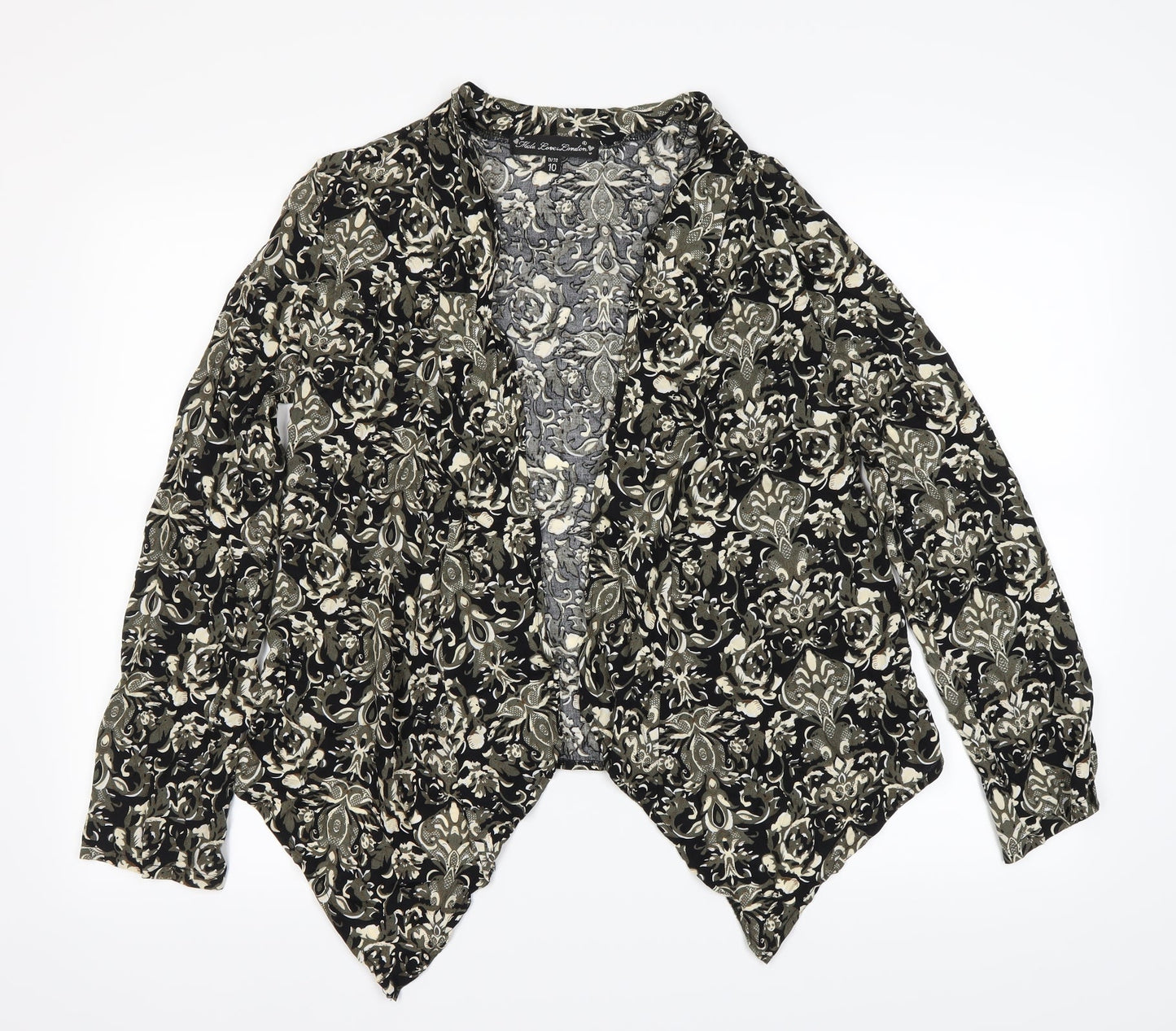 Mela Loves London Womens Multicoloured Floral  Cardigan Jumper Size 10
