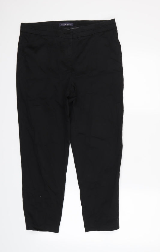 M&S  Womens Black   Dress Pants Trousers Size 14 L23 in