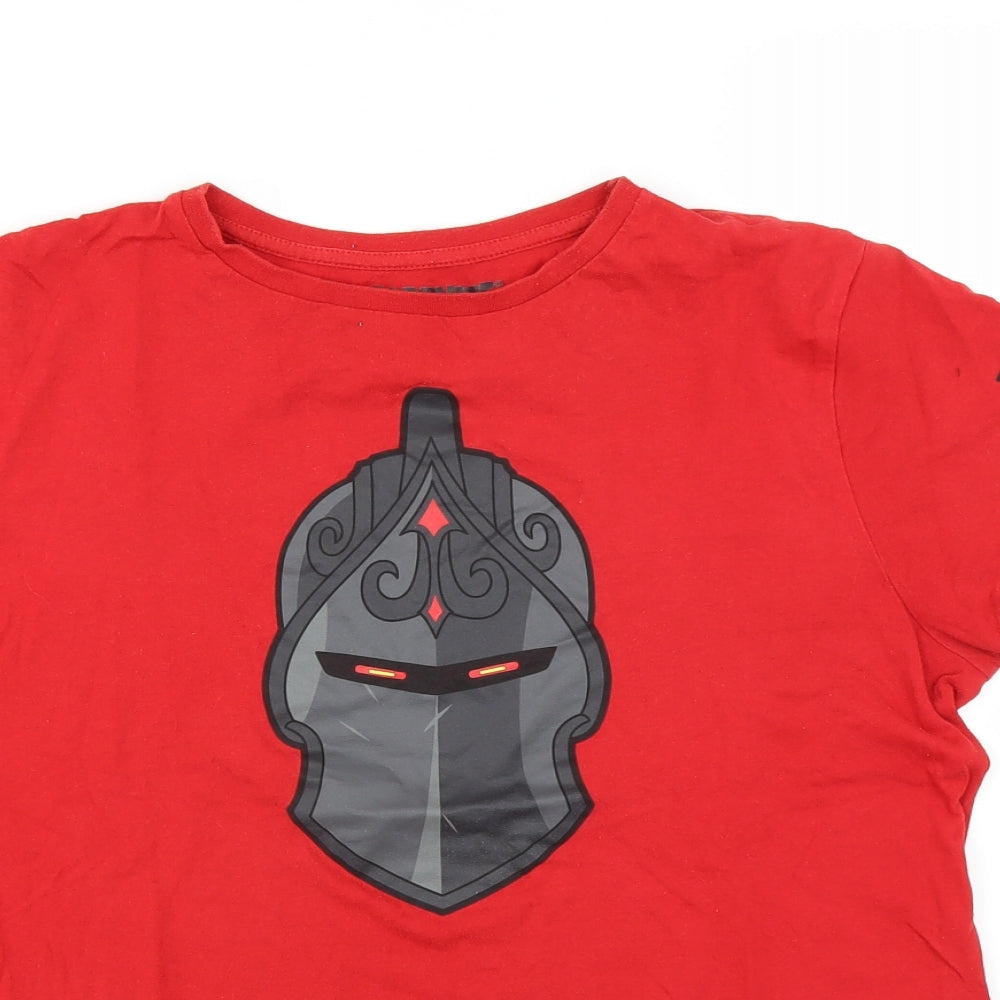 Primark Womens Red   Basic T-Shirt Size XL  - Fortnite