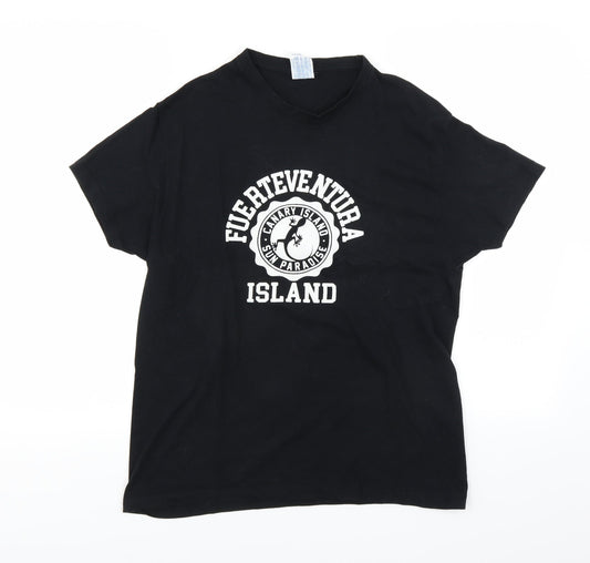 JHK Mens Black    T-Shirt Size S