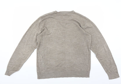 George Mens Brown   Pullover Jumper Size M