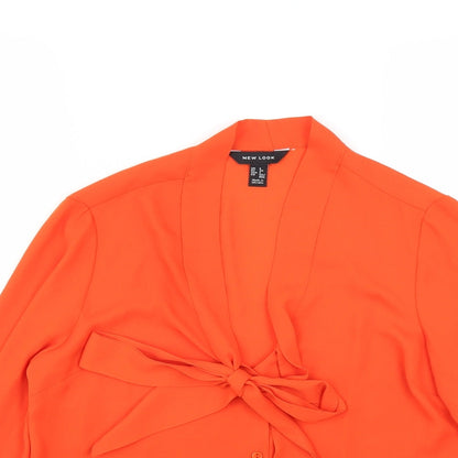 NewLook Womens Orange   Basic Blouse Size 6