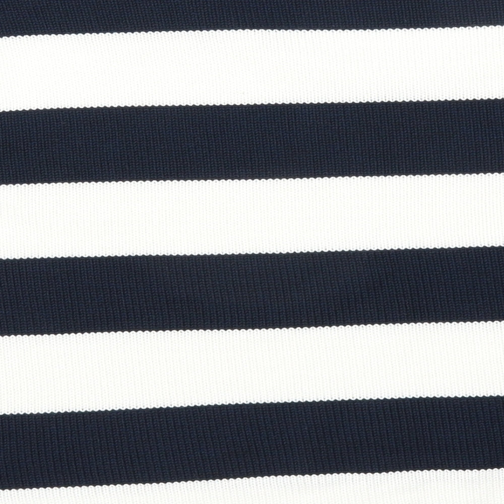 Milano Italy Womens Blue Striped  Pullover Jumper Size M