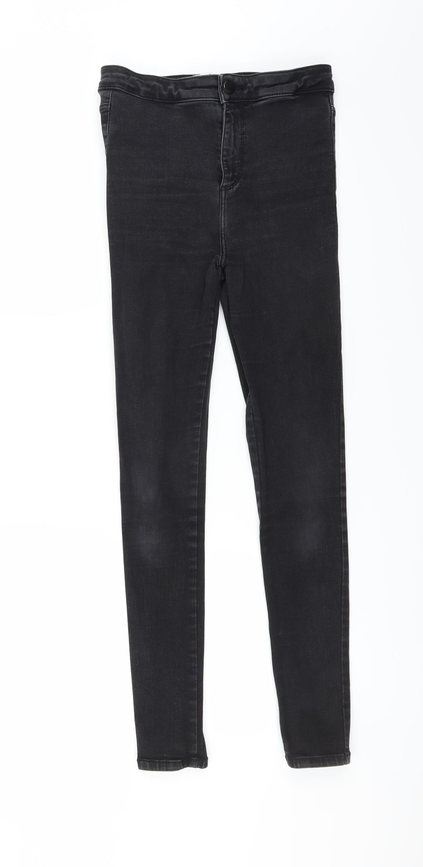 Miss Selfridge Womens Black   Skinny Jeans Size 10 L28 in