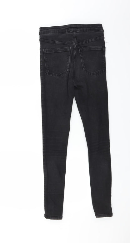 Miss Selfridge Womens Black   Skinny Jeans Size 10 L28 in