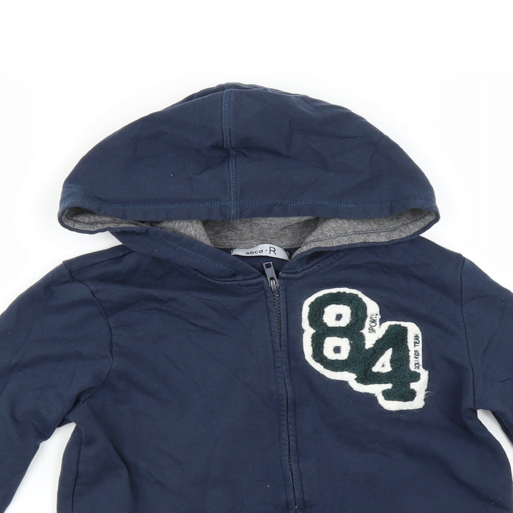 Abcd R Boys Blue   Full Zip Hoodie Size 12 Years