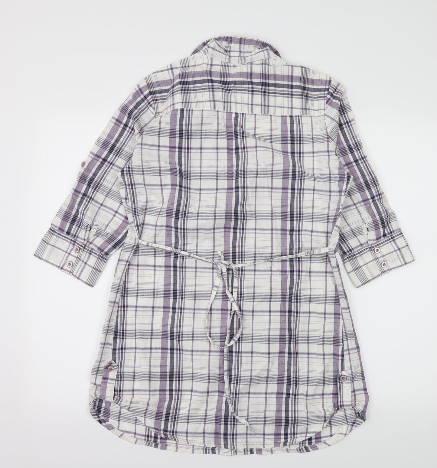 Womens UK Size 10 George White Basic Button-Up